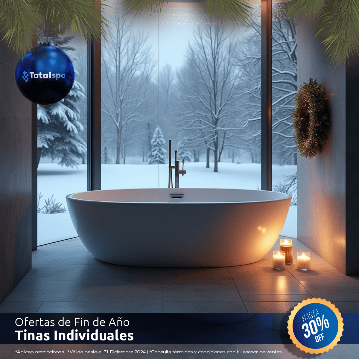 15.12.24-Tinas-baño-freestanding-totalspa-navidad
